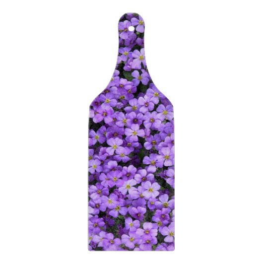 スミレの花 カッティングボード (正面)