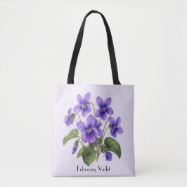 スミレの花 トートバッグ