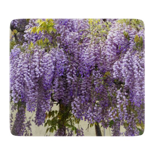 スミレの藤の花 カッティングボード (正面)