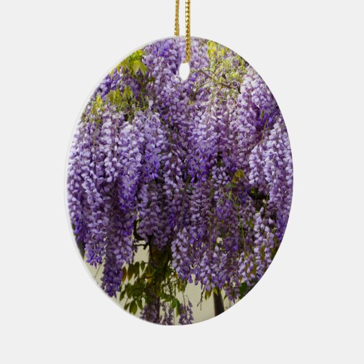 スミレの藤の花 セラミックオーナメント (右)
