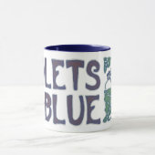 スミレは青 マグカップ (中央)