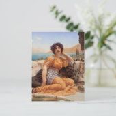 スミレを巻き、サフランの色合いのローブを着て ポストカード (スタンド正面)