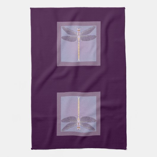 スミレトンボ キッチンタオル (縦)