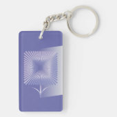 スミレ方花 キーホルダー (裏面)