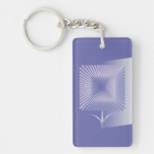 スミレ方花 キーホルダー (正面)