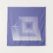 スミレ方花 タペストリー (正面(横))