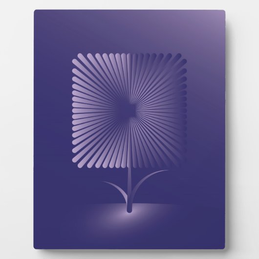 スミレ方花 フォトプラーク (正面)