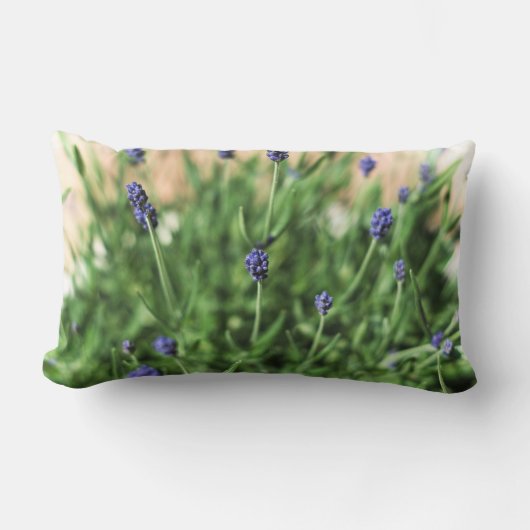 スミレ枕 ランバークッション (正面)