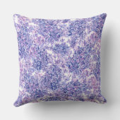 スミレ水彩薄紫花 クッション (裏面)