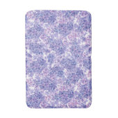 スミレ水彩薄紫花 バスマット (正面縦)