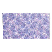 スミレ水彩薄紫花 枕カバー (裏面-右)