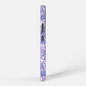 スミレ水彩薄紫花 SAMSUNG GALAXYケース (右側面)