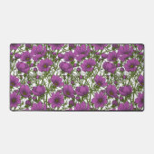 スミレ色のコスモスの花 デスクマット (正面)