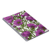 スミレ色のコスモスの花 ノートブック (右側)