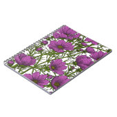 スミレ色のコスモスの花 ノートブック (左側)