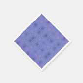 スミレ色の繊細な幾何学模様 スタンダードカクテルナプキン (角)