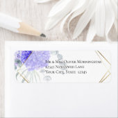 スミレ色アネモンの花 ラベル (インサイチュ)