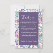 スミレ色パステルワイルドフラワー結婚の緑