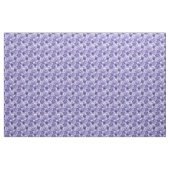 スミレ花の水彩模様 ファブリック (ヤード)