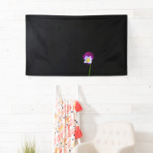 スミレ花の花 横断幕 (インサイチュ)