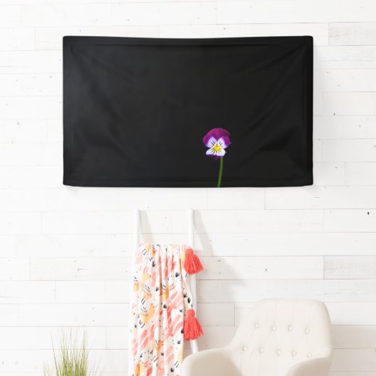 スミレ花の花 横断幕 (インサイチュ)