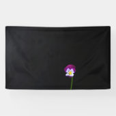 スミレ花の花 横断幕 (横)