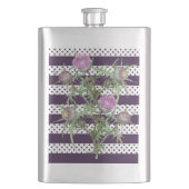 スミレ花 フラスク (正面)