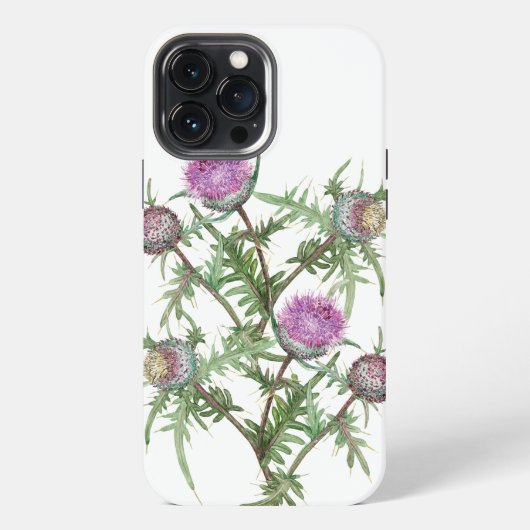 スミレ花 iPhoneケース (裏面)