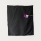 スミレ花wtcna タペストリー (正面)