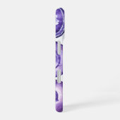 スミレ酸モノグラム iPhone 16ケース (右側面)