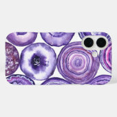 スミレ酸模様モノグラム Case-Mate iPhoneケース (裏面 (横))