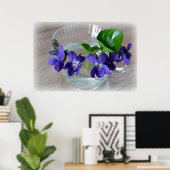 スミレ1杯 ポスター (ホームオフィス)