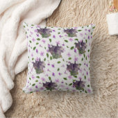 スミレ クッション (ブランケット)