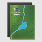 スミンゲレイクデンマークの旅行マップ (正面/裏面)