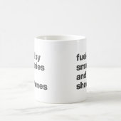 スムーおもしろいジー・引用文とショーチューンズの恋人たち  コーヒーマグカップ (中央)