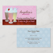 スムージーのスローガンの名刺 名刺 (正面/裏面)