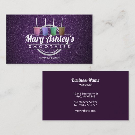 スムージーの名刺 名刺 (正面/裏面)