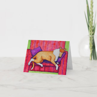 スムージーの居眠り4x6のnotecard カード