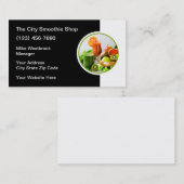 スムージーカフェ 名刺 (正面/裏面)