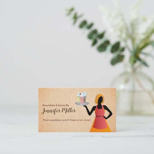 スムージージュースの名刺 名刺 (スタンド正面)