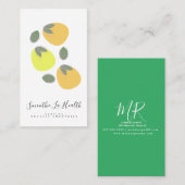 スムージーミルクシェイクフルーツマンゴレモン 名刺 (正面/裏面)