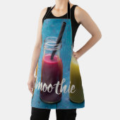 スムージー・ジュース飲むマンゴー・オレンジ・キウイのプレゼント エプロン (インサイチュ)