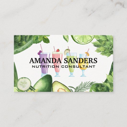 スムージー・ドリンク | グリーン離れ野菜 名刺