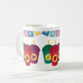 スムージー・ブリス:アボカド、イチゴ&ブドウ コーヒーマグカップ (正面左)