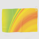 スムースイエローの緑の色のブレンド背景 ゴルフタオル (横)