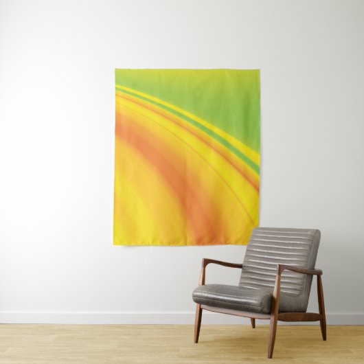 スムースイエローの緑の色のブレンド背景 タペストリー (インサイチュ)