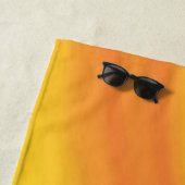 スムースイエローの緑の色のブレンド背景 ビーチタオル (インサイチュ)