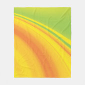 スムースイエローの緑の色のブレンド背景 フリースブランケット (正面)
