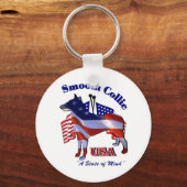 スムースコリー ギフト キーホルダー (正面)