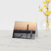 スムースセーリング風光明媚誕生日 カード (黄色い花)